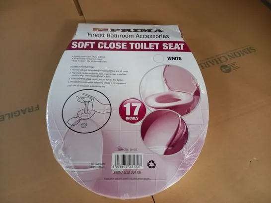 SEALED PRIMA SOFT CLOSE TOILET SEAT