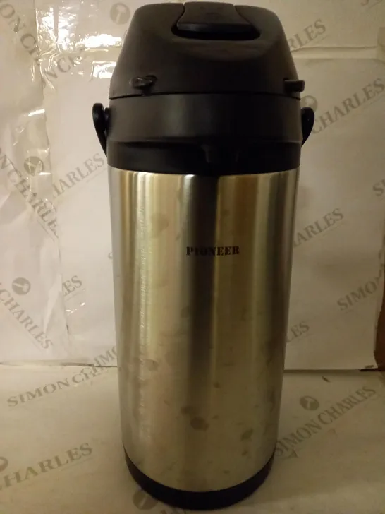 PIONEER FLASKS STAINLESS STEEL AIRPOT HOT COLD WATER TEA COFFEE DISPENSER 