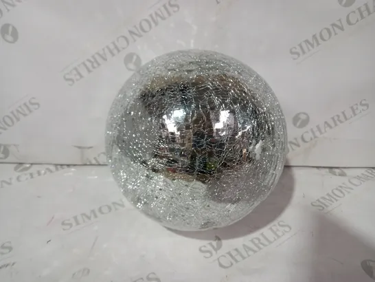 20CM BATTERY OPERATED LIT CRACKLE EFFECT BALL  RRP £21.99