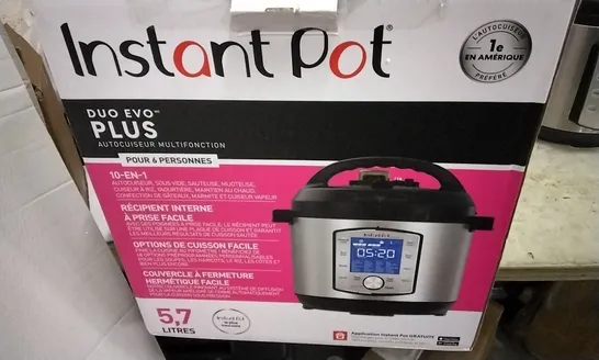 INSTANT POT DUO EVO PLUS 10 IN 1 ELECTRIC MULTI-USE PRESSURE COOKER