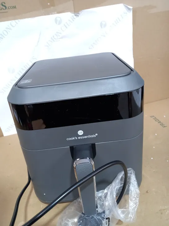 BOXED COOK'S ESSENTIALS 5.8L AIR FRYER IN SLATE GREY