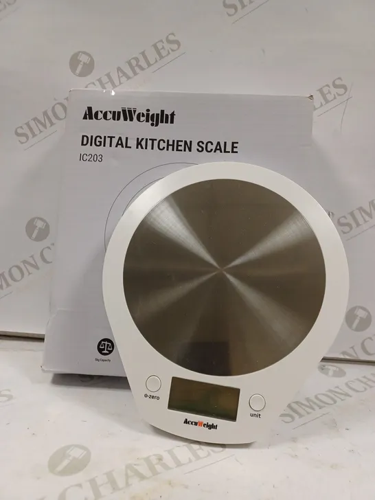 BOXED ACCUWEIGHT DIGITAL KITCHEN SCALE 