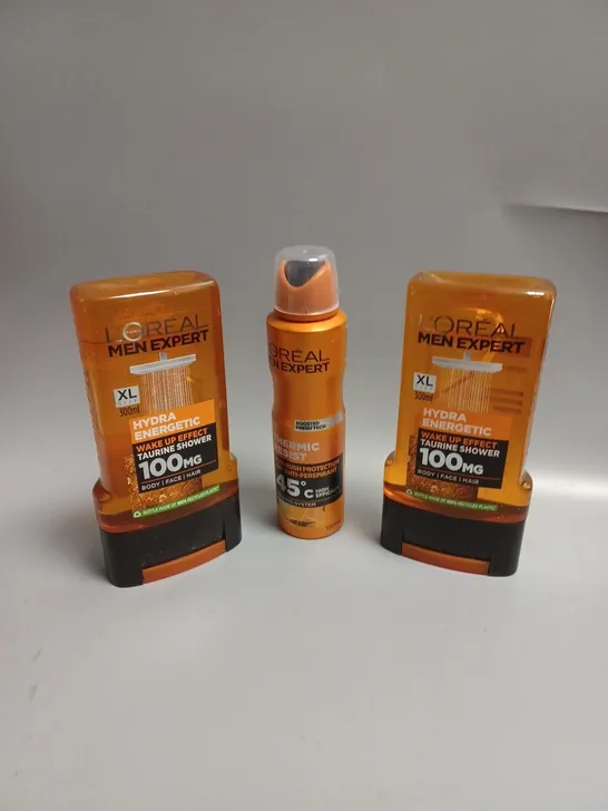 2 BOXED LOREAL MEN EXPERT FEEL FRESH TRIO RRP £26