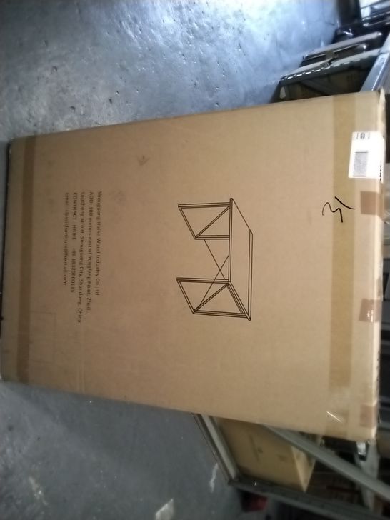 BOXED WHITE COMPUTER DESK - 1 BOX