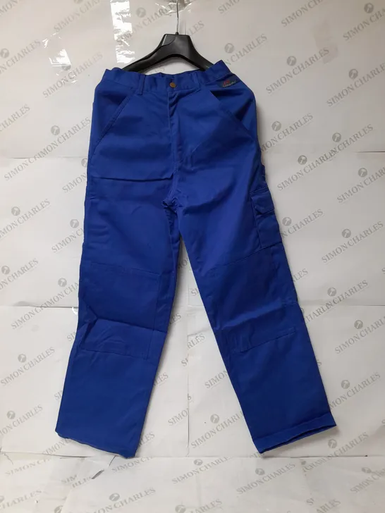 UCI CLASSIC WORKWEAR TROUSERS IN BRIGHT BLUE 28" WAIST