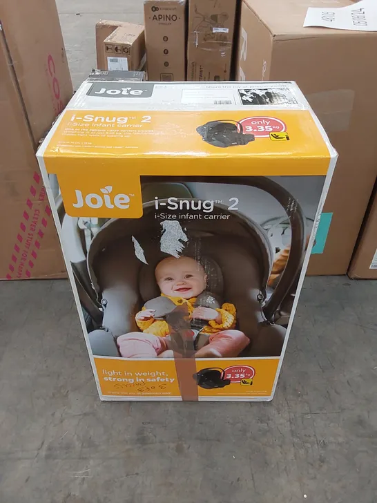 BOXED JOIE I-SNUG 2 I-SIZE INFANT CARRIER (1 BOX)