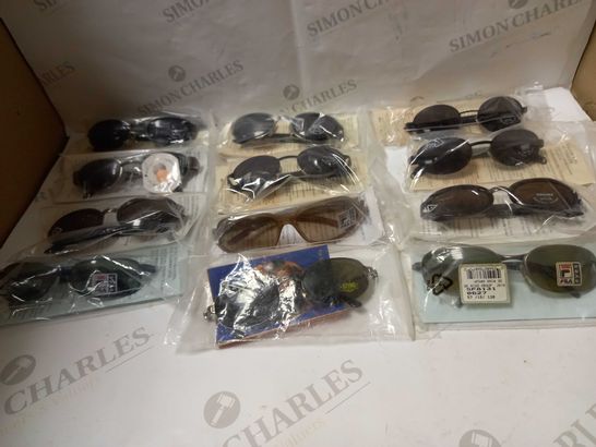 LOT OF APPROX 12 ASSORTED SUNGLASSES TO INCLUDE VOGART, FILA, STING