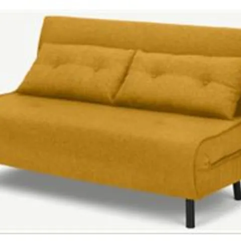 BRAND NEW BOXED MADE HARU BUTTERSCOTCH YELLOW LARGE DOUBLE SOFABED