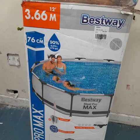 BESTWAY STEEL PRO MAX 3.66M SWIMMING POOL - COLLECTION ONLY