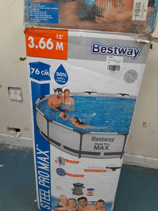 BESTWAY STEEL PRO MAX 3.66M SWIMMING POOL - COLLECTION ONLY