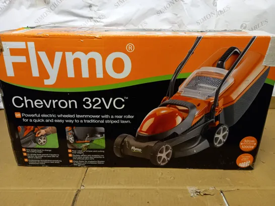 FLYMO CHEVRON 32VC ELECTRIC WHEELED LAWNMOWER