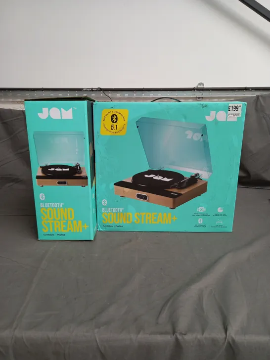 JAM X2 SOUND SYSTEM+ BLUETOOTH TURNTABLES