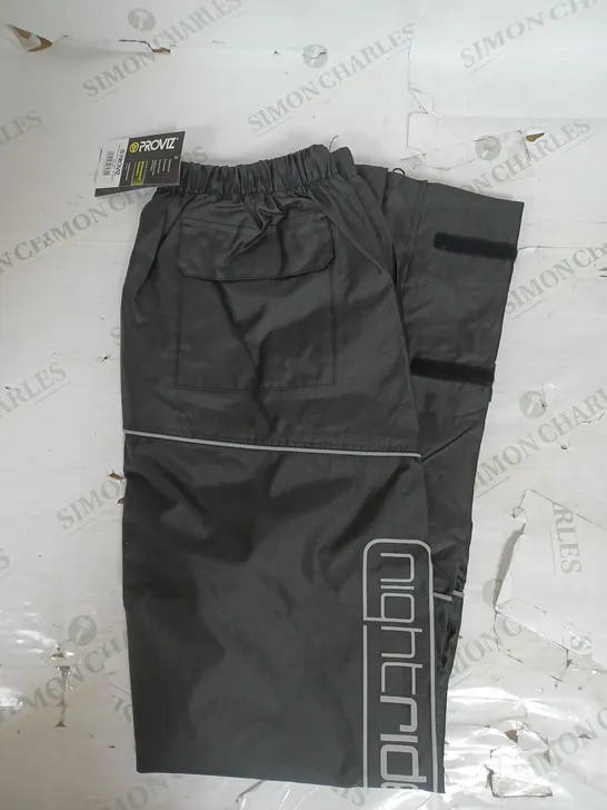 PROVIZ NIGHTRIDER OVERTROUSER IN BLACK SIZE 16