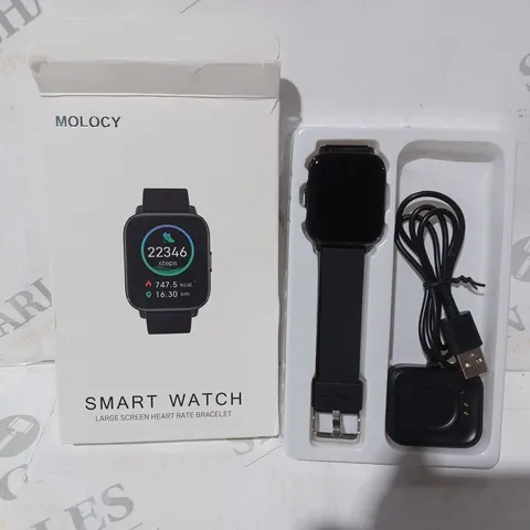 BOXED MOLOCY SMART WATCH IN BLACK