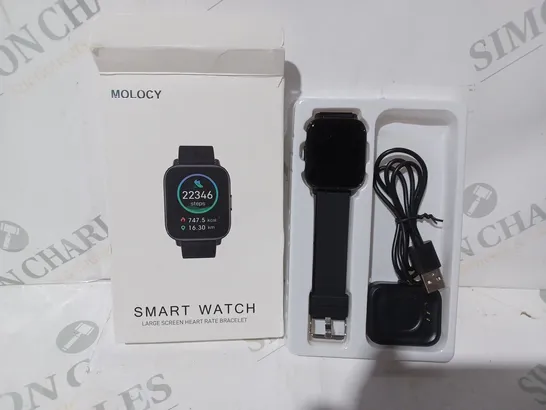 BOXED MOLOCY SMART WATCH IN BLACK