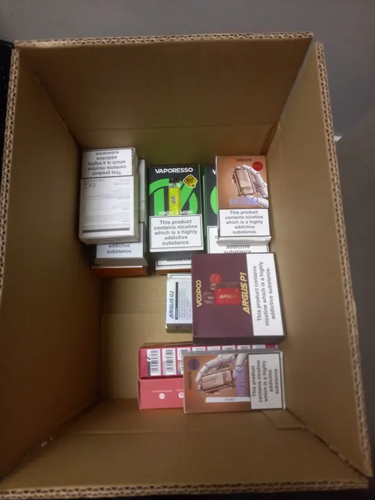 APPROXIMATELY 20 BOXED E-CIGARETTES TO INCLUDE VOOPOO, ASPIRE, INNOKIN ETC