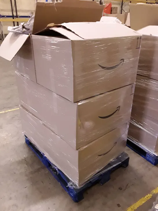 PALLET OF 6 BOXES CONTAINING ASSORTED PRODUCTS INCLUDING DESKTOP HEATER, PAPER STRAW, FACIAL STEAMER, STRETCH SOFA COVER, PHONE CASE, AVOCADO BLANKET