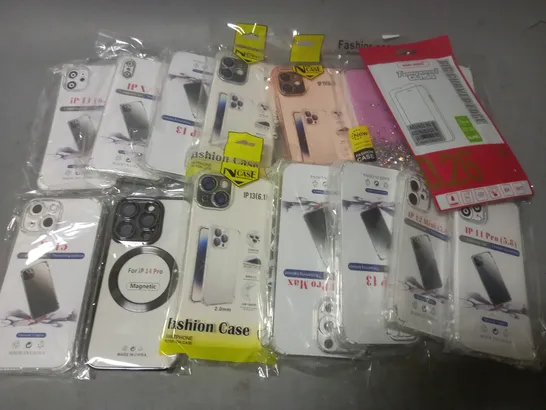 LOT OF ASSORTED MOBILE PHONE ACCESSORIES TO INCLUDE CASES AND SCREEN PROTECTOR