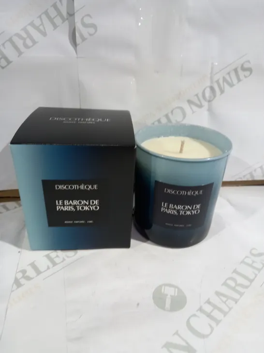 DISCOTHEQUE LE BARON DE PARIS, TOKYO SCENTED CANDLE