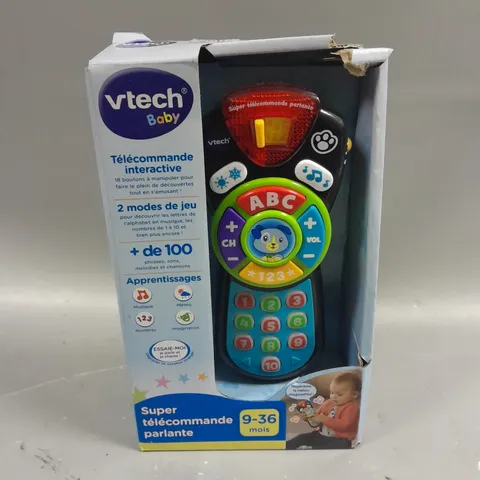 BOXED VTECH SUPER TALKING BABY TOY REMOTE CONTROL