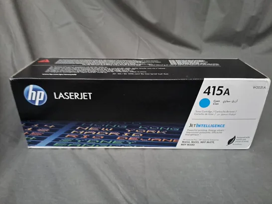 BOXED HP LASERJET TONER CARTRIDGE- 415A CYAN