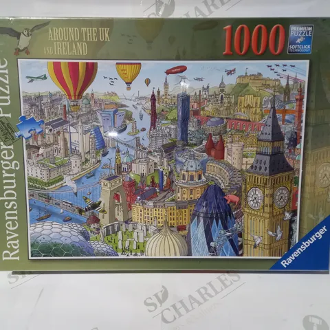 RAVENSBURGER 1000PCS JIGSAW PUZZLE - AROUND THE UK & IRELAND