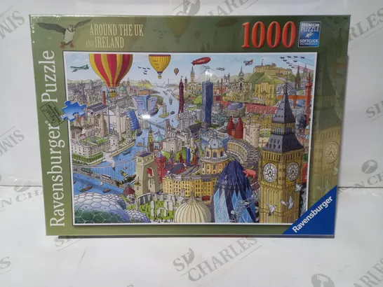 RAVENSBURGER 1000PCS JIGSAW PUZZLE - AROUND THE UK & IRELAND