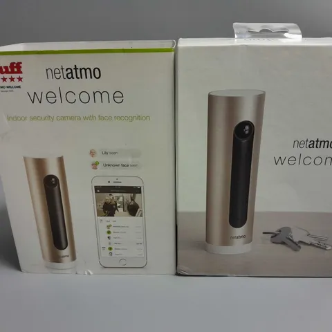 BOXED NETATMO INDOOR SECURITY CAMERA WITH FACIAL RECOGNITION