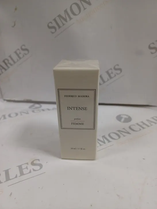 BOXED FREDERICO MAHORA INTENSE FEMME PERFUM HOMME 50ML - SEALED