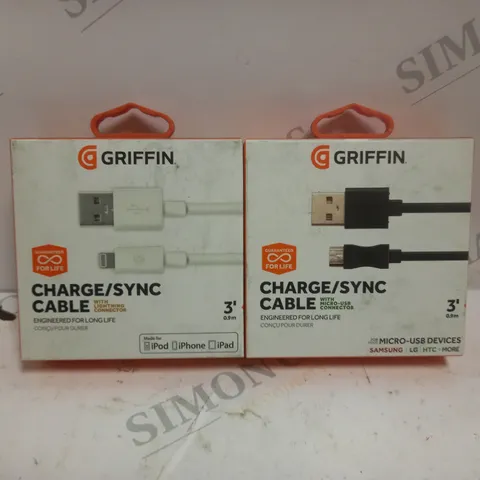 BOX OF APPROXIMATELY 25 ASSORTED CHARGING/SYNC CABLES TO INCLUDE LIGHTENING & MICRO USB  