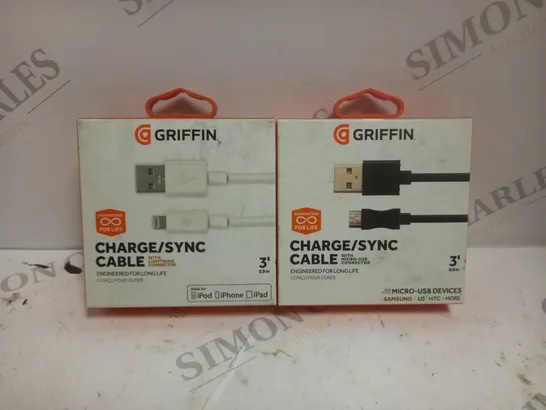 BOX OF APPROXIMATELY 25 ASSORTED CHARGING/SYNC CABLES TO INCLUDE LIGHTENING & MICRO USB  