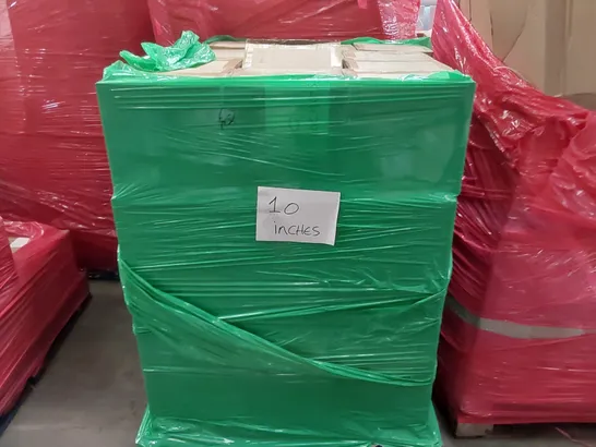 PALLET OF APPROXIMATELY 48 BOXES OF 200x 25.4CM (10") ROUND PULP MOLDED PLATES 