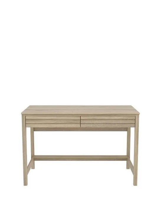 BOXED GRADE 1 OAK LOTTIE DESK (1 BOX)