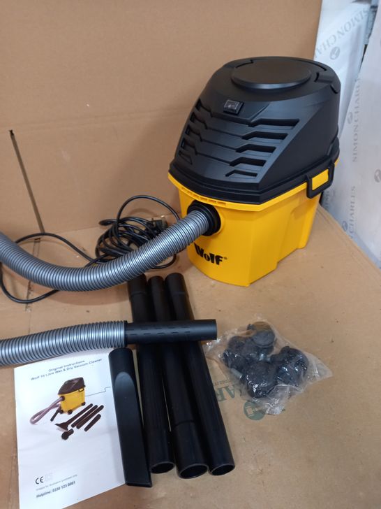 WOLF 10L WET AND DRY VACUUM CLEANER