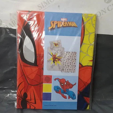 SEALED SPIDERMAN SINGLE DUVET SET