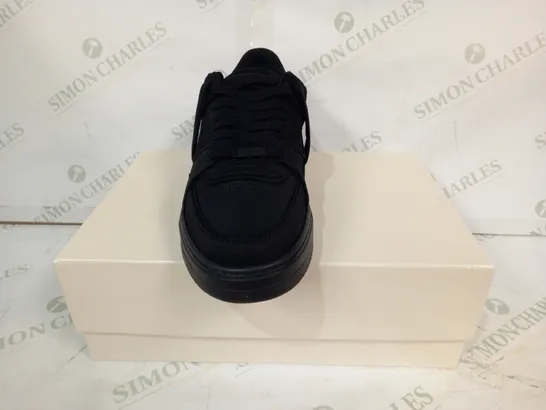 BOXED PAIR OF REPRESENT TRAINERS IN BLACK EU SIZE 44.5