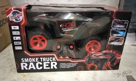 REMOTE CONTROL SMOKE TRUCK RACER RED