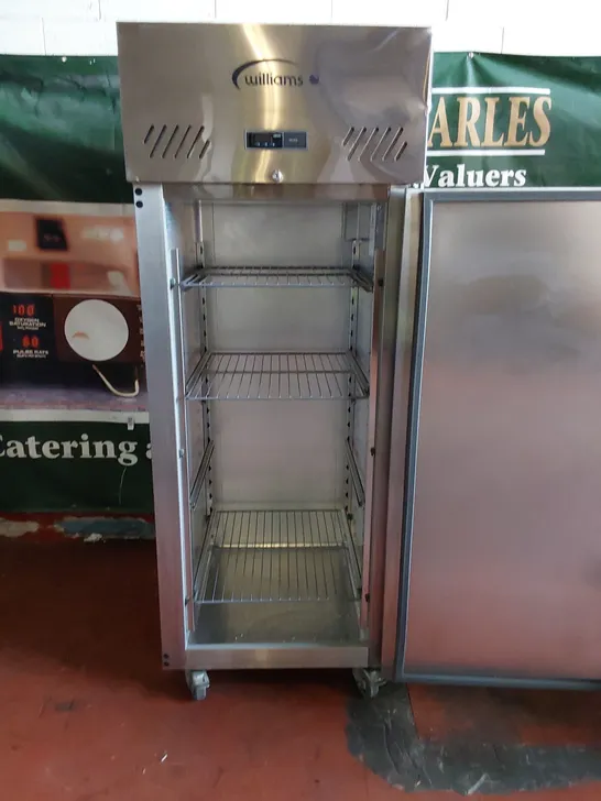 WILLIAMS HJ1SA R290 R1 STAINLESS STEEL SINGLE DOOR COMMERCIAL REFRIGERATOR 