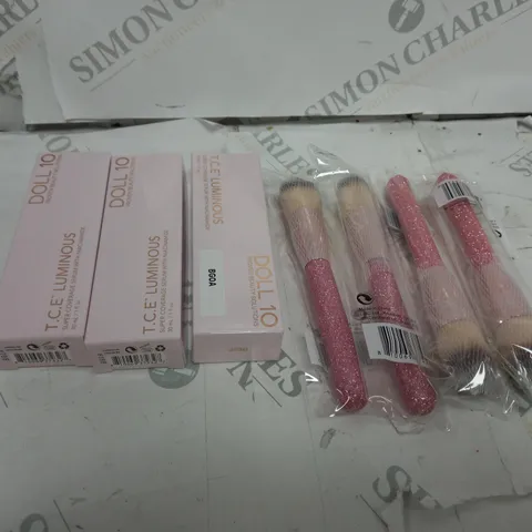 3 X T.C.E LUMINOUS DOLL 10 WITH 4 x BRUSHES