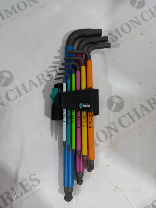 WERA 950/9 HEX PLUSE MULITI COLOR 9 PC SET 