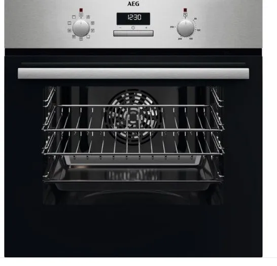 AEG BEB23101XM 65L SURROUNDCOOK OVEN WITH AQUA CLEAN ENAMEL CLEANING