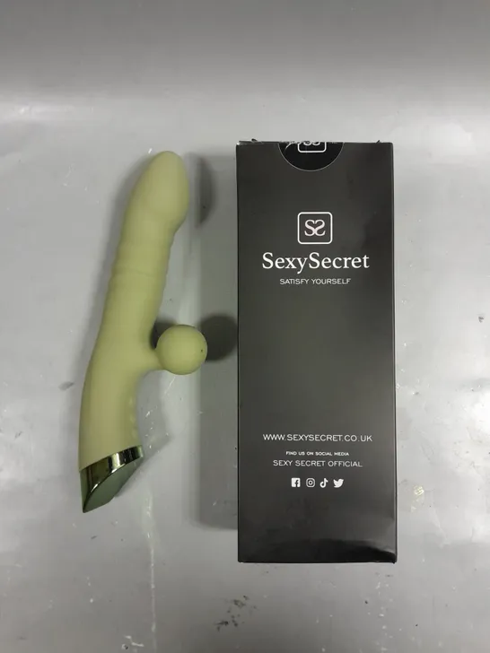 BOXED SEXY SECRET VIBRATING THRUSTING DILDO 