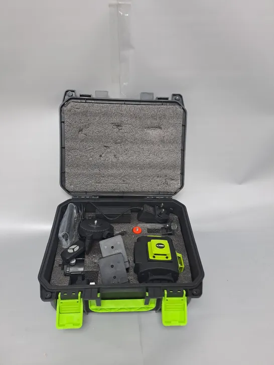 BOXED L FINE TO13001 LASER LEVEL 360 SELF-LEVELING 16 /12LINES 4D POWERFUL LASER HORIZONTAL AND VERTICAL CROSS BEAM LINE LASER MEASURING TOOL