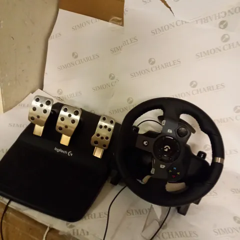 LOGITECH GAMING STEERING WHEEL WITH PEDALS 