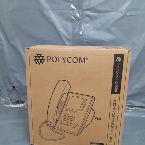 BOXE POLYCOM VOIP CX500 DESK PHONE - BLACK