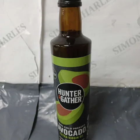 HUNTER & GATHER 100% COLD PRESSED AVOCADO EXTRA VIRGIN OIL (500ml) - COLLECTION ONLY