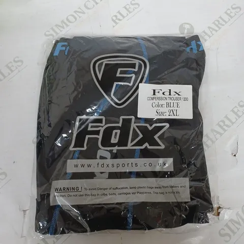 FDX CYCLING TROUSERS IN BLUE SIZE 2XL 