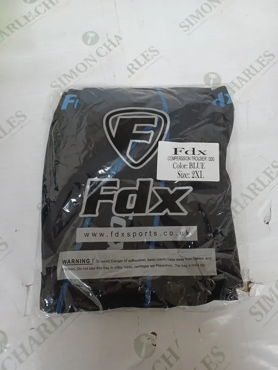 FDX CYCLING TROUSERS IN BLUE SIZE 2XL 