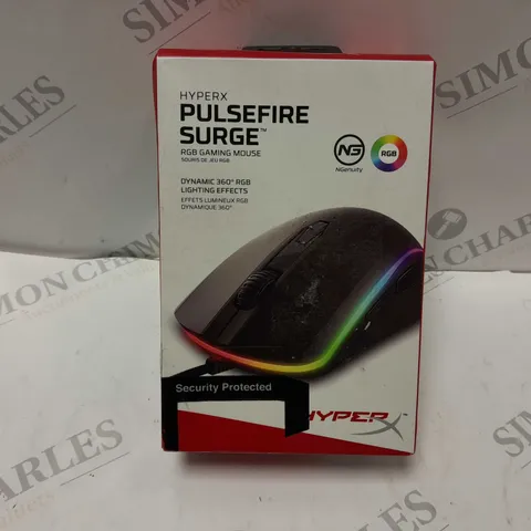 BOXED HYPERX PULSEFIRE SURGE RGB WIRED GAMING MOUSE