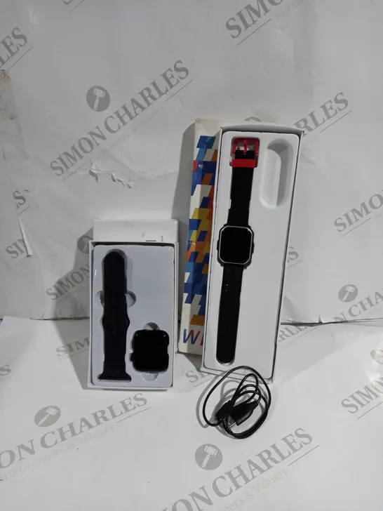 2 SMARTWATCHES TO INCLUDE T500 SMARTWATCH AND KIDS HEART RATE SMART FITNESS TRACKER 